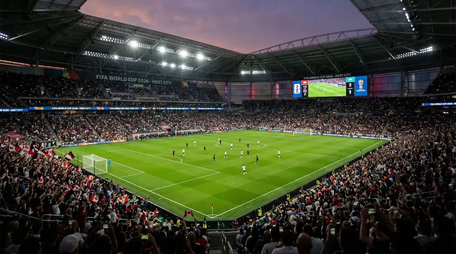 Deutsche Fussball-Nationalmannschaft im Trikot auf dem Spielfeld bei der WM 2026