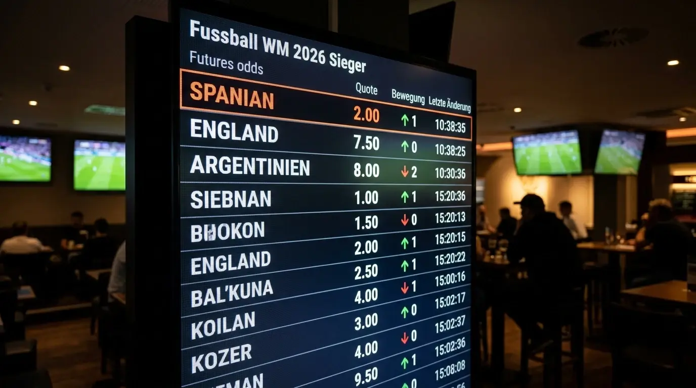 Spanien Quoten-Favorit nach Halbfinal: 4.20 auf 1.65 in 24 Stunden